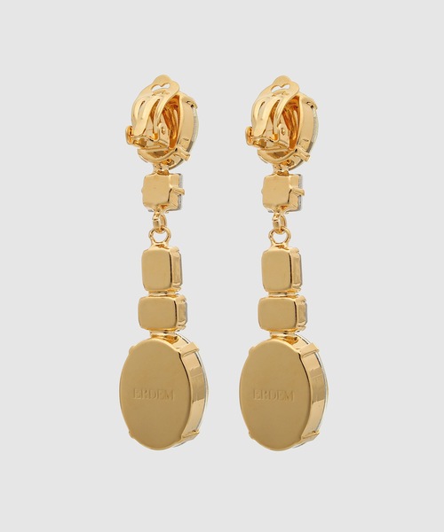 Erdem（アーデム）の「STONE DROP CLIP EARRING（イヤリング・レディース・クリア・ONE SIZE）」の3枚目の写真