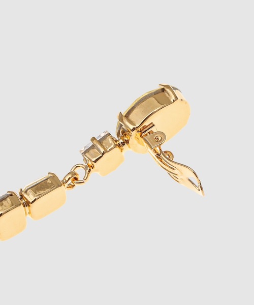 Erdem（アーデム）の「STONE DROP CLIP EARRING（イヤリング・レディース・クリア・ONE SIZE）」の2枚目の写真