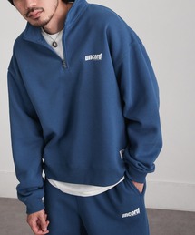 UNCORD | 【UNCORD】LOGO HALFZIP/ロゴハーフジップワンポイントロゴスウェット(スウェット)