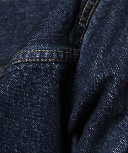 HYSTERIC GLAMOUR（ヒステリックグラマー）の「WNB加工デニム 1ST TYPE Gジャン（デニムジャケット・メンズ・インディゴブルー・SMALL/MEDIUM/LARGE）」の6枚目の写真
