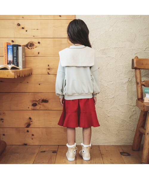 BREEZE（ブリーズ）の「ティアードスカート（スカート・キッズ・チェック/レッド・110/120/80/130/90/100/140）」の6枚目の写真