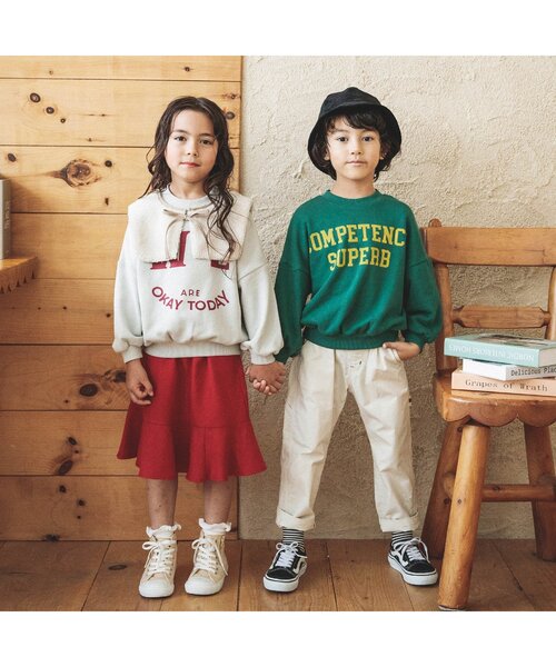 BREEZE（ブリーズ）の「ティアードスカート（スカート・キッズ・チェック/レッド・110/120/80/130/90/100/140）」の7枚目の写真