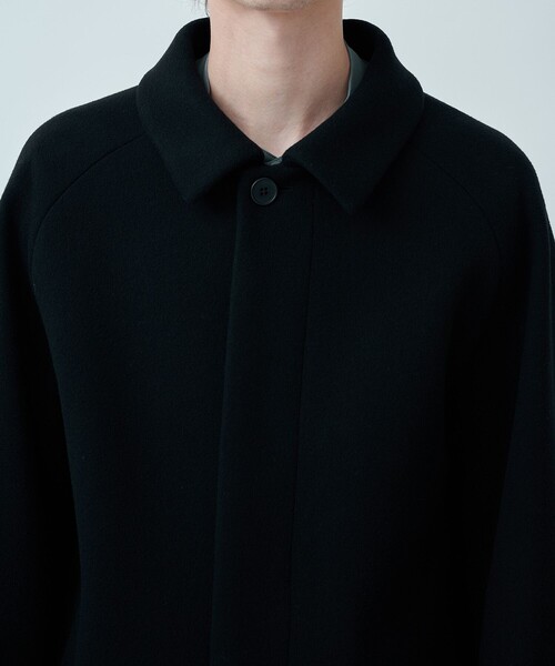 CITY TOKYO（シティトウキョウ）の「SUPER140ウールステンカラーコート〈撥水〉（ステンカラーコート・メンズ・ダークブルー/ブラック/ダークグリーン/ライトグレー/グリーン・1/3/2）」の10枚目の写真