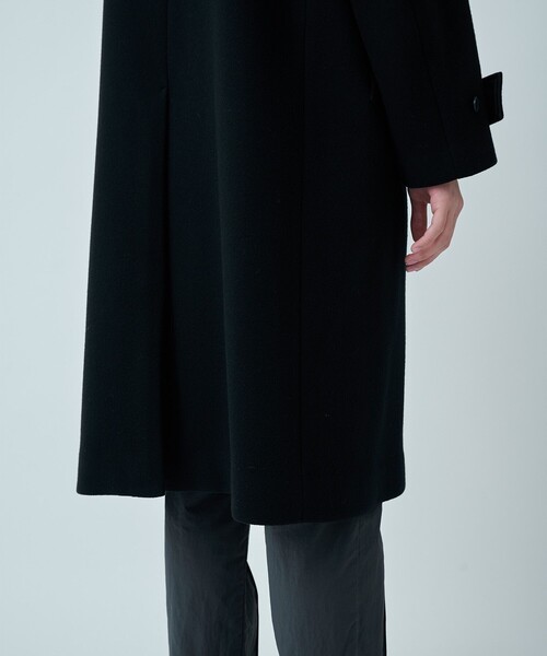 CITY TOKYO（シティトウキョウ）の「SUPER140ウールステンカラーコート〈撥水〉（ステンカラーコート・メンズ・ダークブルー/ブラック/ダークグリーン/ライトグレー/グリーン・1/3/2）」の14枚目の写真