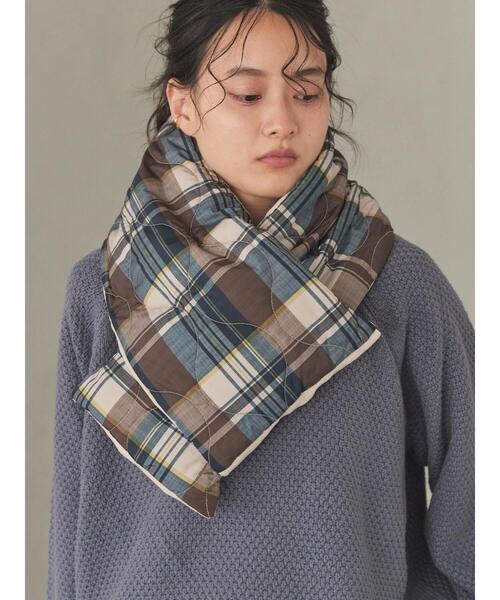 AMERICAN HOLIC（アメリカンホリック）の「あったかキルティングマフラー（ストール/ショール・レディース・ブラウン系その他4/ブラック系その他3・FREE）」の3枚目の写真