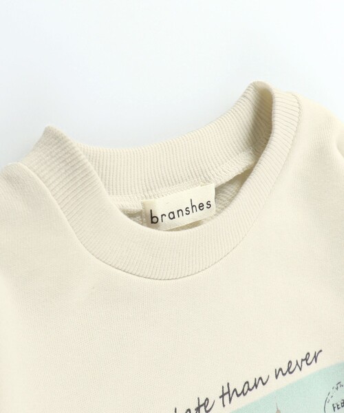 BRANSHES（ブランシェス）の「アソート長袖トレーナー（スウェット・キッズ・アイボリー/ピンク/杢グレー・130/100/120/150/140/160/110）」の17枚目の写真