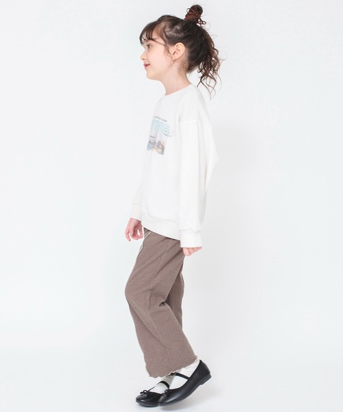 BRANSHES（ブランシェス）の「アソート長袖トレーナー（スウェット・キッズ・アイボリー/ピンク/杢グレー・130/100/120/150/140/160/110）」の5枚目の写真