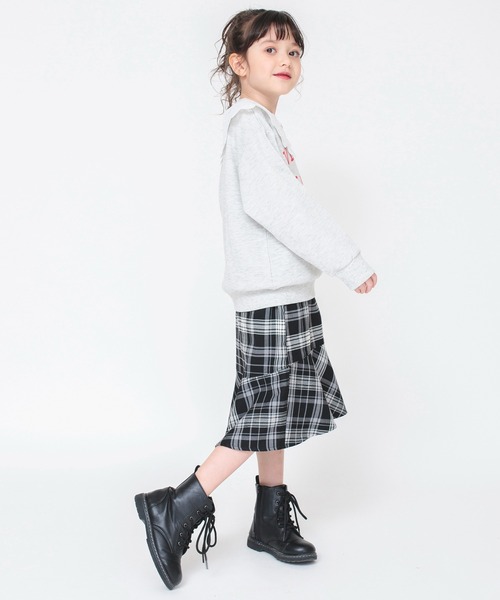 BRANSHES（ブランシェス）の「アソート長袖トレーナー（スウェット・キッズ・アイボリー/ピンク/杢グレー・130/100/120/150/140/160/110）」の9枚目の写真