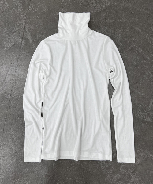 HANES（ヘインズ）の「【HANES/ヘインズ】 別注タートルネックプルオーバー（Tシャツ/カットソー・レディース・ブラック/ホワイト・FREE）」の6枚目の写真