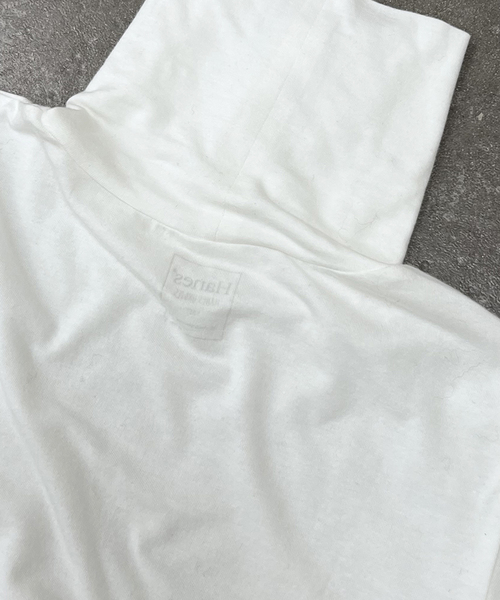 HANES（ヘインズ）の「【HANES/ヘインズ】 別注タートルネックプルオーバー（Tシャツ/カットソー・レディース・ブラック/ホワイト・FREE）」の5枚目の写真