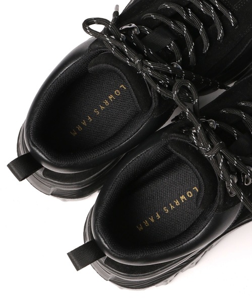 LOWRYS FARM（ローリーズファーム）の「マウンテンシューズ　173403（スニーカー・レディース・ブラック/ベージュ・MEDIUM/LARGE）」の12枚目の写真