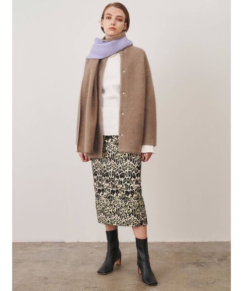 ELENDEEK（エレンディーク）の「リバーシブルストール（ストール/ショール・レディース・ベージュ/アイボリー/ブラック・FREE）」の8枚目の写真