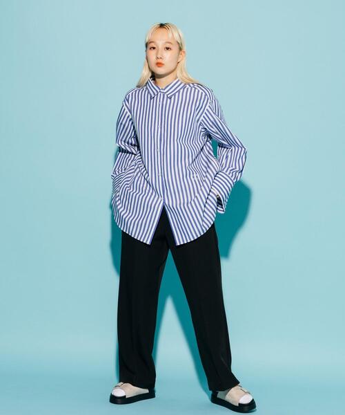 CITEN(シテン)の「<CITEN>ワイドパンツ(その他パンツ・レディース・ブラック/レッド/ライム・S/M)」の1枚目の写真