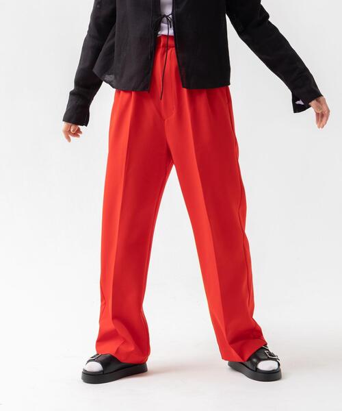 CITEN(シテン)の「<CITEN>ワイドパンツ(その他パンツ・レディース・ブラック/レッド/ライム・S/M)」の10枚目の写真