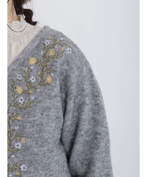 MOSCHINO花柄刺繍ニットカーディガンアンサンブル 楽天市場】カーディガン ニットカーディガン トップス ニット