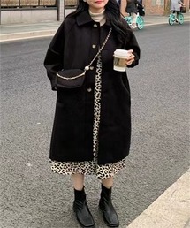 ウールライクステンカラーコート