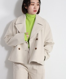 cepo | カットメルトン ショートピーコート(ピーコート)