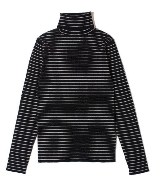 one way（ワンウェイ）の「ラメタートルニット（ニット/セーター・レディース・ブラック系その他/ライトグリーン/イエロー/ブラック/ベージュ・FREE）」の3枚目の写真