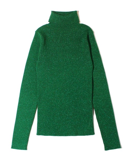 one way（ワンウェイ）の「ラメタートルニット（ニット/セーター・レディース・ブラック系その他/ライトグリーン/イエロー/ブラック/ベージュ・FREE）」の4枚目の写真