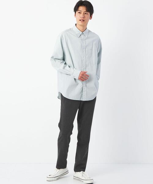 green label relaxing（グリーンレーベルリラクシング）の「TRバーズアイ ナロー ユーティリティ パンツ -ストレッチ-（その他パンツ・メンズ・ダークグレー/ダークブラウン/ネイビー・S/M/L/XL）」の14枚目の写真