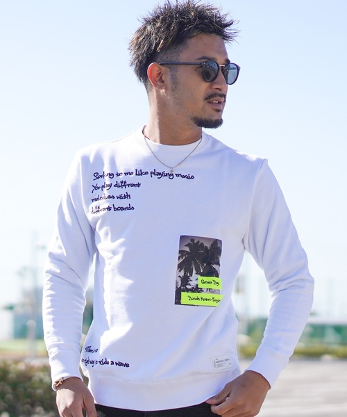 adamsJUGGLER（アダムスジャグラー）の「グレイスベイスウェットプル（スウェット・メンズ・ホワイト/ブラック・M/L/XL/S）」の12枚目の写真