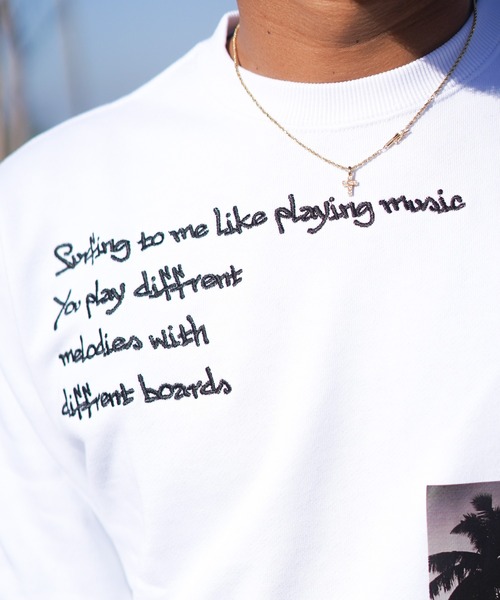 adamsJUGGLER（アダムスジャグラー）の「グレイスベイスウェットプル（スウェット・メンズ・ホワイト/ブラック・M/L/XL/S）」の15枚目の写真
