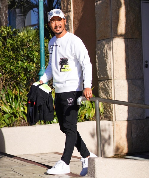 adamsJUGGLER（アダムスジャグラー）の「グレイスベイスウェットプル（スウェット・メンズ・ホワイト/ブラック・M/L/XL/S）」の7枚目の写真