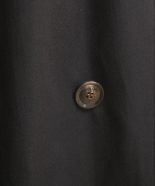 ANGIE（アンジー）の「2WAYダブルオーバーコート/ロングジレ（トレンチコート・レディース・アイボリー/ブラック/カーキ/ベージュ・FREE）」の12枚目の写真