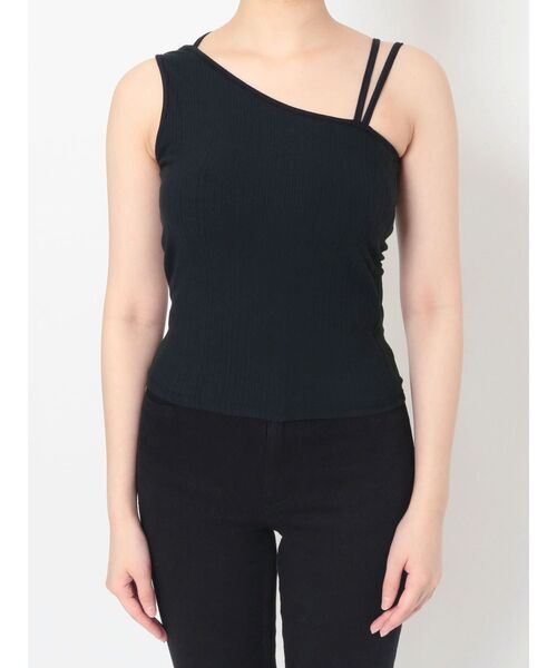 MURUA（ムルーア）の「ダブルストラップキャミソール（キャミソール・レディース・グレー/ブラック/ブルー・FREE）」の10枚目の写真