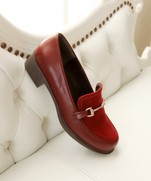 byあしながおじさん（バイアシナガオジサン）の「ビットローファー　8510083（ローファー・レディース・ライトブルー/アイボリー/ブラック/グレイッシュベージュ/ダークブラウン/テラコッタ/ライトグリーン/ウッド/クリアブラウン/ダークベージュ/オフホワイト・24.0cm/22.5cm/23.0cm/23.5cm/24.5cm/25.0cm/22.0cm/24cm/22cm/25cm/23cm）」の7枚目の写真