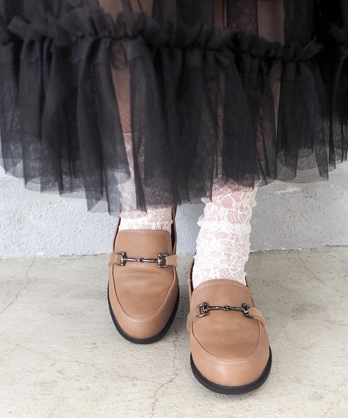 byあしながおじさん（バイアシナガオジサン）の「ビットローファー　8510083（ローファー・レディース・ライトブルー/アイボリー/ブラック/グレイッシュベージュ/ダークブラウン/テラコッタ/ライトグリーン/ウッド/クリアブラウン/ダークベージュ/オフホワイト・24.0cm/22.5cm/23.0cm/23.5cm/24.5cm/25.0cm/22.0cm/24cm/22cm/25cm/23cm）」の20枚目の写真