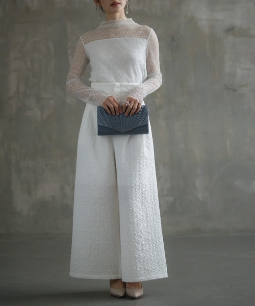 DRESS PLUS(ドレスプラス)の「パーティーバッグ ショルダーバッグ クラッチバッグ 結婚式(クラッチバッグ・レディース・シルバー/チャコール/シャンパン/ブルーグレー/ピンク・フリー)」の10枚目の写真