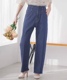 mysty woman | ハイウエストカットオフデニムパンツ 184409(デニムパンツ)