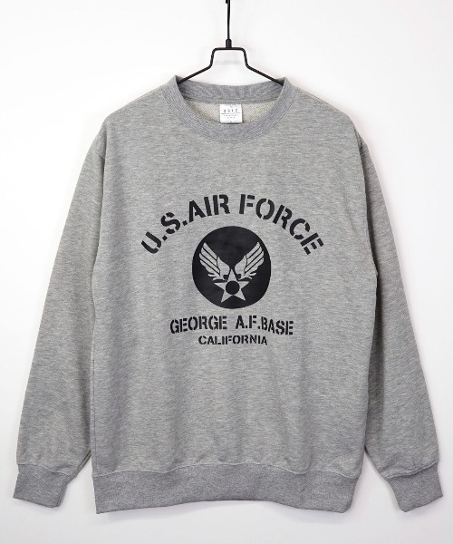 FUNALIVE(ファンアライブ)の「BF2select US AIR FORCE 裏毛スウェットクルー(スウェット・メンズ・ホワイト/ブラック/サックスブルー/杢グレー・LL/M/L)」の4枚目の写真
