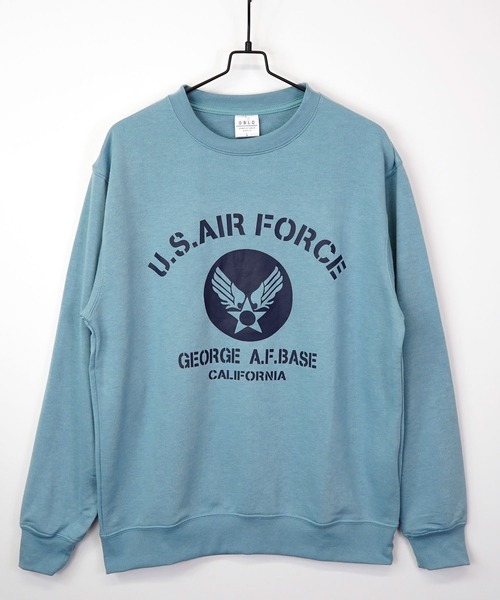 FUNALIVE(ファンアライブ)の「BF2select US AIR FORCE 裏毛スウェットクルー(スウェット・メンズ・ホワイト/ブラック/サックスブルー/杢グレー・LL/M/L)」の1枚目の写真