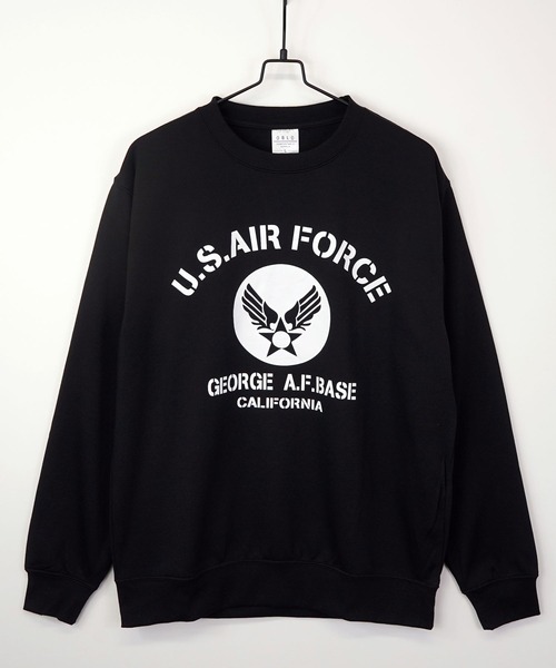 FUNALIVE(ファンアライブ)の「BF2select US AIR FORCE 裏毛スウェットクルー(スウェット・メンズ・ホワイト/ブラック/サックスブルー/杢グレー・LL/M/L)」の3枚目の写真