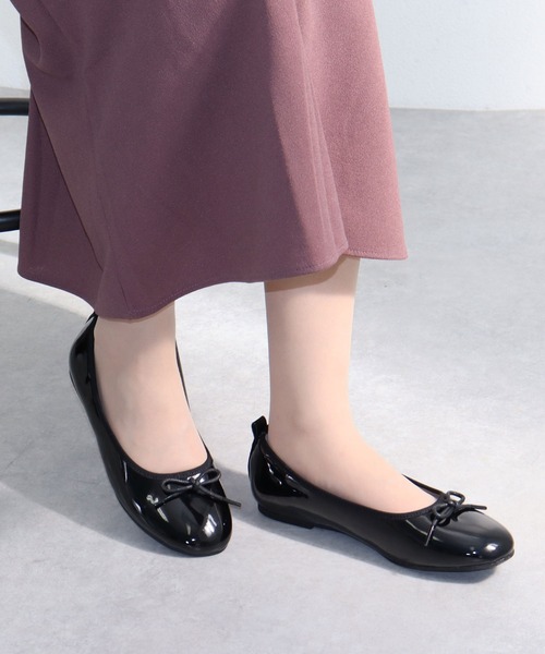AAA+(サンエープラス)の「軽量 ラウンドトゥやわらかバレエパンプス(パンプス・レディース・ブラック/ブラック系その他2/ベージュ/ブラック系その他・M/S/3L/SS/L/LL)」の15枚目の写真