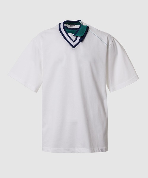 kolor BEACON(カラービーコン)の「23SBM-T06233(Tシャツ/カットソー・メンズ・グリーン/ブラック/ボルドー/ホワイト・2/3/1)」の2枚目の写真