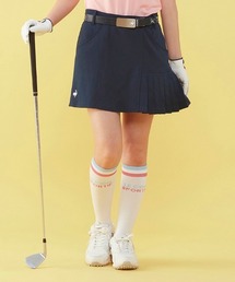 サイドプリーツスカート 吸汗 ストレッチ UVカット レディース ゴルフウエア