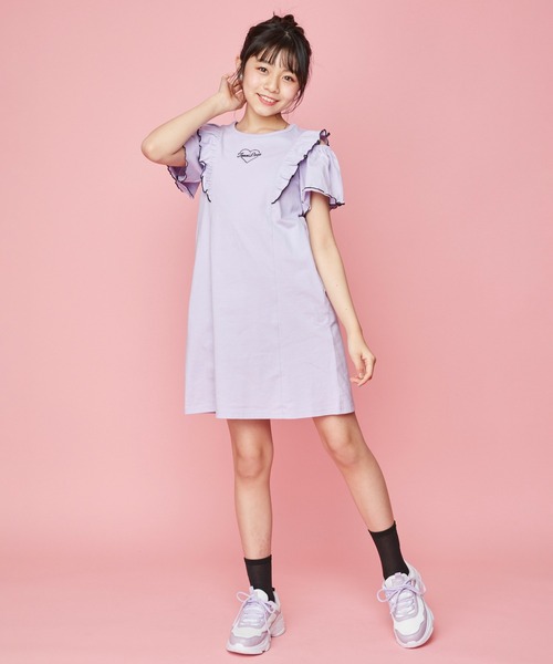 JENNI（ジェニィ）の「バイカラースニーカー（スニーカー・キッズ・ブラック/サックスブルー/ラベンダー・23cm/21cm/24cm/20cm/22cm）」の9枚目の写真