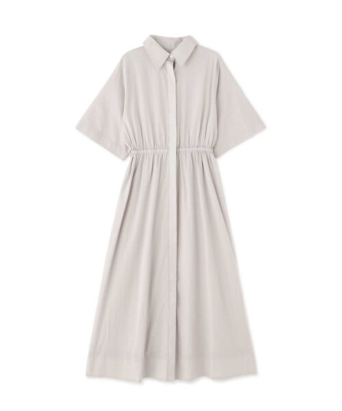 【SSizeLine】◆コットンボイルボリュームシャツワンピース