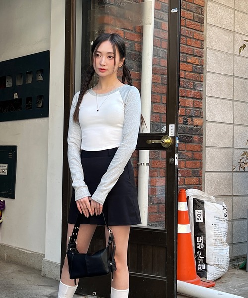 by muni:r(バイ ムニール)の「デイリー裾プリーツスカート(スカート・レディース・ベージュ/ブラック/グレー・FREE)」の5枚目の写真