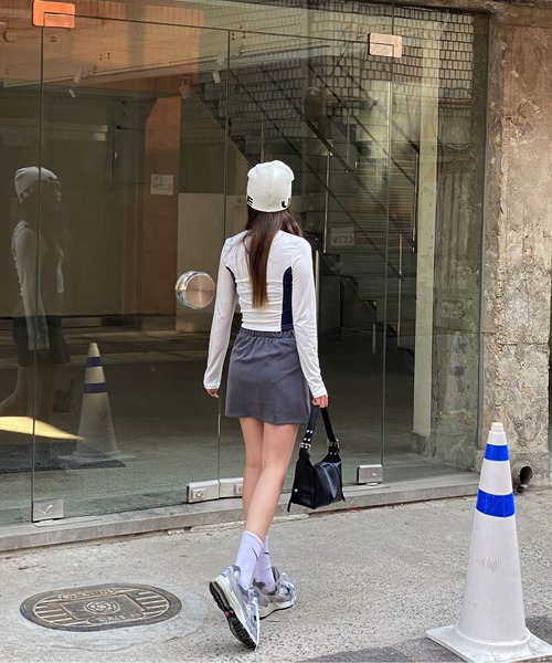 by muni:r(バイ ムニール)の「デイリー裾プリーツスカート(スカート・レディース・ベージュ/ブラック/グレー・FREE)」の15枚目の写真