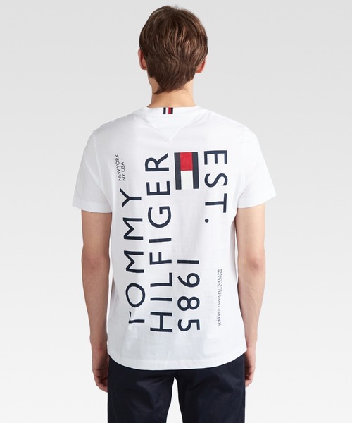 TOMMY HILFIGER（トミーヒルフィガー）の「ブランドラブバックTシャツ（Tシャツ/カットソー・メンズ・グレー/レッド/ホワイト/ネイビー・MEDIUM/SMALL/LARGE/X-LARGE）」の8枚目の写真