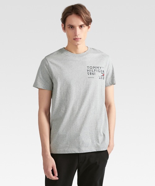 TOMMY HILFIGER（トミーヒルフィガー）の「ブランドラブバックTシャツ（Tシャツ/カットソー・メンズ・グレー/レッド/ホワイト/ネイビー・MEDIUM/SMALL/LARGE/X-LARGE）」の12枚目の写真