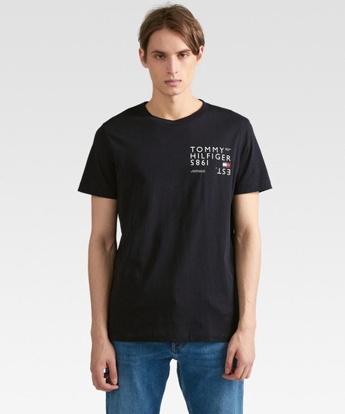 TOMMY HILFIGER（トミーヒルフィガー）の「ブランドラブバックTシャツ（Tシャツ/カットソー・メンズ・グレー/レッド/ホワイト/ネイビー・MEDIUM/SMALL/LARGE/X-LARGE）」の11枚目の写真