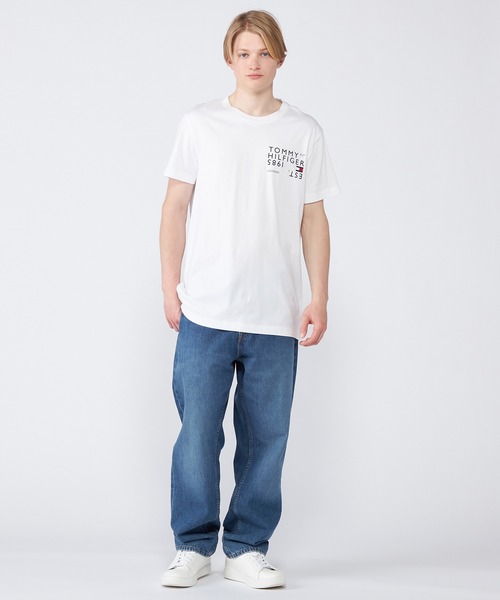 TOMMY HILFIGER（トミーヒルフィガー）の「ブランドラブバックTシャツ（Tシャツ/カットソー・メンズ・グレー/レッド/ホワイト/ネイビー・MEDIUM/SMALL/LARGE/X-LARGE）」の20枚目の写真
