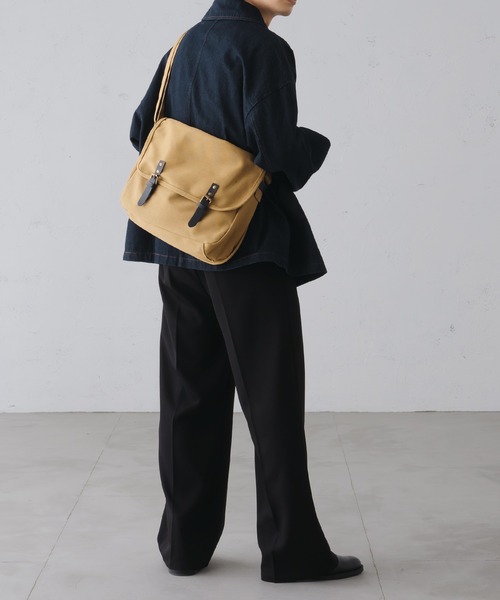 epnok（エプノック）の「ポストマンショルダーBAG（ショルダーバッグ・メンズ・ブラック/ブラウン/ベージュ/ダークグレー・FREE）」の20枚目の写真