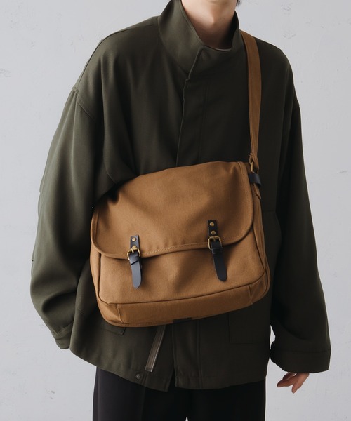 epnok（エプノック）の「ポストマンショルダーBAG（ショルダーバッグ・メンズ・ブラック/ブラウン/ベージュ/ダークグレー・FREE）」の7枚目の写真
