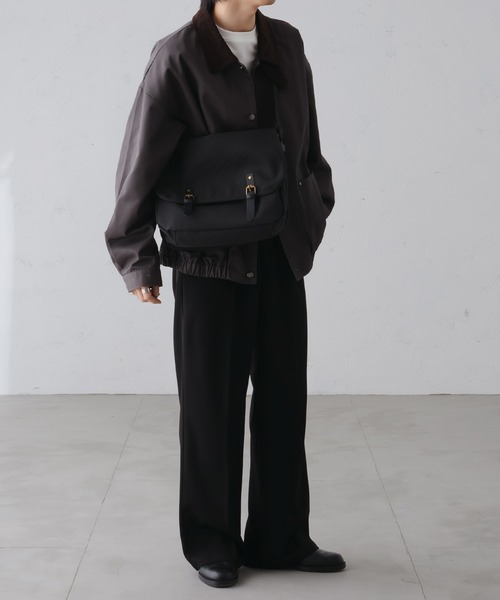 epnok（エプノック）の「ポストマンショルダーBAG（ショルダーバッグ・メンズ・ブラック/ブラウン/ベージュ/ダークグレー・FREE）」の8枚目の写真